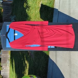 Ralph Lauren dress sz 12 Ruby Red